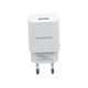 Мережевий зарядний пристрій Borofone BA20A travel charger 2.1A max з одним USB виходом White - зображення 1
