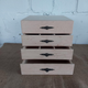 Аптечка Wooden Organizer для дому 4 ящичка, 300*300*300 мм - зображення 2