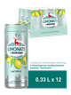 Упаковка сильногазованого лимонаду Borjomi Limonati Цитрус 0,33 л х 12 банок - зображення 1