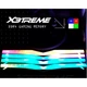 Модуль пам'яті OCPC DDR4 16Gb (2x8) 3600MHz X3 RGB White (MMX3A2K16GD436C18W) - изображение 2