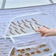 Складная подвесная сушилка для овощей, фруктов, рыбы, мяса, орехов (белая, 3-х уровневая) - изображение 3