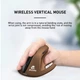 Мишка комп'ютерна бездротова вертикальна JEQANG JW-583 Bluetooth BT3.0 BT5.2 з вбудованим акумулятором Black - зображення 4