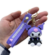Брелок Куроми Kuromi Sanrio Санрио аниме фигурка игрушка для ключей, рюкзака, сумки 6 см - изображение 5