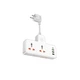 Сітковий підовжувач HOCO AC12A Reise 2-position expansion socket (PD30W/1C3A) White (6942007607100 ) - зображення 1