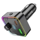 АЗП з FM-модулятором HOCO E81 Fantasy PD30W+QC3.0 car BT FM transmitter Black (6942007612296) - изображение 5