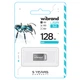 Флеш пам'ять USB 128 GB Wibrand Ant USB 3.2 Gen1 сріблястий - зображення 2
