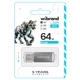 Флеш-накопичувач Flash Wibrand USB 2.0 Cougar 64Gb Silver (WI2.0/CU64P1S) - изображение 2