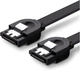 Кабель UGREEN US217 SATA 3 Data Cable 0.5m (Black)(UGR-30796) (UGR-30796) - изображение 1