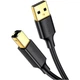 Кабель UGREEN US135 USB 2.0 AM to BM Print Cable 1m (Black) (UGR-20846) - изображение 1