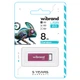 Флешка Wibrand Chameleon 8 ГБ USB 2.0 рожева - зображення 2