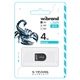 Флешка Wibrand Scorpio 4 ГБ USB 2.0 чорна - изображение 2