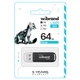 Флеш-накопичувач Wibrand USB 3.2 Gen1 Marten 64GB Black (WI3.2/MA64P10B) - изображение 2