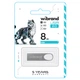 Флеш-накопичувач Flash Wibrand USB 2.0 Irbis 8Gb Silver (WI2.0/IR8U3S) - зображення 2