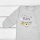 Бавовняний чоловічок без начосу Hello Baby 56 см Сірий - зображення 2