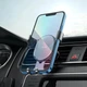 Автодержатель HOCO CA56 Plus Armor metal gravity car holder на дефлектор Black (6931474760289) - изображение 2