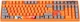 Клавиатура Akko 3108 V2 Naruto CS Pink V2 (6925758683456) Orange - изображение 2
