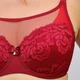 Бюстгальтер Acousma A 6482 C бордовий 80C - зображення 3