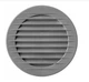 Решетка круглая с сеткой AIRROXY AOzSs 70 Grey (02-218) - изображение 1