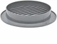 Решетка круглая с сеткой AIRROXY AOzSs 70 Grey (02-218) - изображение 2