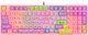 Клавіатура AKKO 3098S Patrick RGB CS Starfish Hot-Swap (6925758613927) Pink - зображення 2