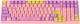 Клавіатура AKKO 3098S Patrick RGB CS Starfish Hot-Swap (6925758613927) Pink - зображення 3