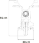 Motocykl elektryczny Ramiz Chopper Faster Różowy (5903864941043) - obraz 2