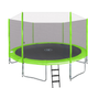 Trampolina ogrodowa SkyRamiz 366 cm 12FT z akcesoriami Zielona (5903864910049) - obraz 1