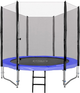 Trampolina ogrodowa SkyRamiz 244 cm 8FT z akcesoriami Niebieska (5903864910094) - obraz 1