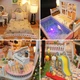 3D Румбокс DIY House "Вилла" Doll House Кукольный Домик от CuteBee (V787SD) - изображение 4