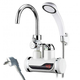 Электрический проточный водонагреватель с экраном и душем Instant electric heating water Faucet FT-001 боковое подключение - изображение 2