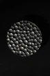Дизайнерська меблева ручка з дерева 180 мм BUTTON MOON black - зображення 1