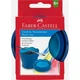 Складний стакан для води та пензликів Faber-Castell ClicGo синій - изображение 1