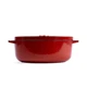 Утятница чугунная с крышкой KitchenAid 30 см 5,6 л красная (CC006063-001) - изображение 2