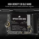 SSD накопичувач Corsair Force MP600 MINI 2 TB (CSSD-F2000GBMP600CMN), PCIe x4 Gen4, M.2 2230 – Up to 5,000MB/s - зображення 3