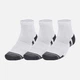 Шкарпетки UA Performance Cotton 3p Qtr Білий Уні XL (1379528-100 XL) - зображення 1