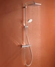 Душова система із термостатом GROHE Tempesta System із верхнім душем латунь хром 26689001 - зображення 2