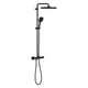 Душевая система с термостатом GROHE Tempesta System с верхним душем латунь черная 266892431 - изображение 3