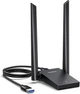 Адаптер WiFi 5G 2.4G двухдиапазонный UGREEN CM495 AX1800 WiFi 6 настольный с двумя антеннами высокий коэффициент усиления 5 дБ и кабелем питания USB micro-B 1 м Black (25226) - изображение 1