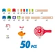 Конструктор-лабиринт Hape Marble Run Множество дорожек 50 элементов (E1102) - изображение 4