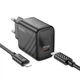 Комплект зарядного устройства Hoco CS22A Value 1USB-C PD/QC 30W Type-C to Lightning Black (33609_3210137) - изображение 3