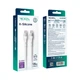 Кабель usb ridea rc-xs51 x-silicone type-c to type-c 60w 1.2m белый - изображение 2
