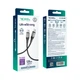 USB Кабель Ridea RC-US42 UltraStrong 60W 3A Type-C to Type-C 1.2m, Black - зображення 2