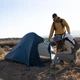 Легкая одноместная палатка с футпринтом Naturehike Cloud Up 1 обновлена NH18T010-T, 20D, темно-синяя - изображение 3