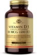 Витамин Д3 Solgar, Vitamin D3, Cholecalciferol, 400 IU, 250 капсул - изображение 1
