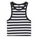 Топ жіночий Fashion 709001-WB 40 Чорний \ Білий - изображение 7