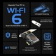 Двохдіапазонний PCI-E Wi-Fi 6 1800Mbps + BT5.2 (AX) адаптер 2.4/5GHz + Bluetooth 5.2 (PCI-AX1800-L) - зображення 4