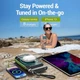 Зовнішній портативний акумулятор Power Bank FM radio Wireless charger 20000mAh PN-W26 IPX4 |1USB/Type-C, 15W/3A, Qi| - зображення 13