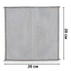 Чарівна металева серветка двошарова для кухні KeepHome набір 10 шт. NON-SCRATCH WIRE DISHCLOTH багаторазова 20х20 см - зображення 12