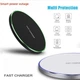 Бездротовий зарядний пристрій Qi Fast Charger 15W з функцією швидкої зарядки для iPhone та Android Black - зображення 4