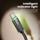 Кабель пружинний Toocki Type C - Type C 100W (20V/5A) PD Швидка зарядка Передача даних довжина 1.2м (752546227714) - зображення 11